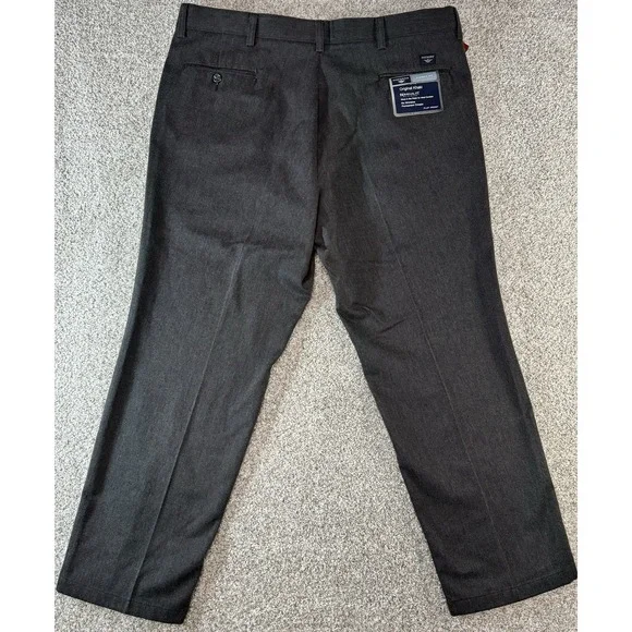 Dockers Mens Individual Fit Gray Khaki Dress Pants Classic Fit NEW Size 40x30 - Picture 6 of 7